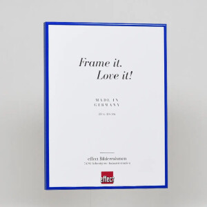 Cadre photo miroir bleu Effect 30x45 cm aluminium