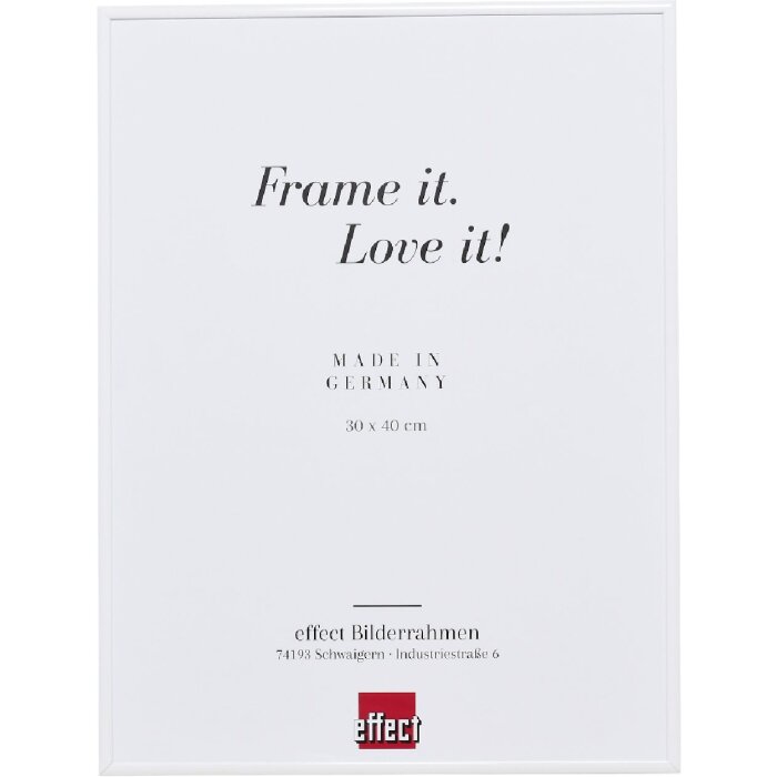 Cadre miroir blanc Quadro 50 x 100 cm – Effect