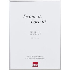 Cadre Miroir Quadro Argent 50 x 60 cm - Effect