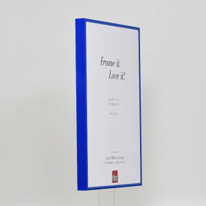 Cadre photo miroir bleu Effect Quadro 50x60cm aluminium sans outil