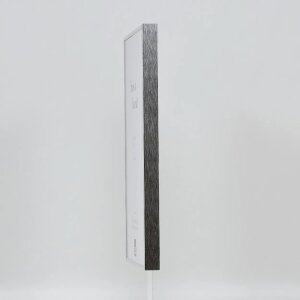 Miroir Quadro argent brillant 50x60 cm - cadre photo rigide sans outil