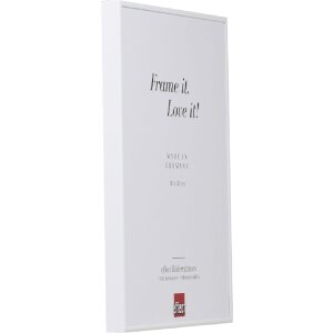 Cadre photo miroir blanc Effect 70 x 100 cm