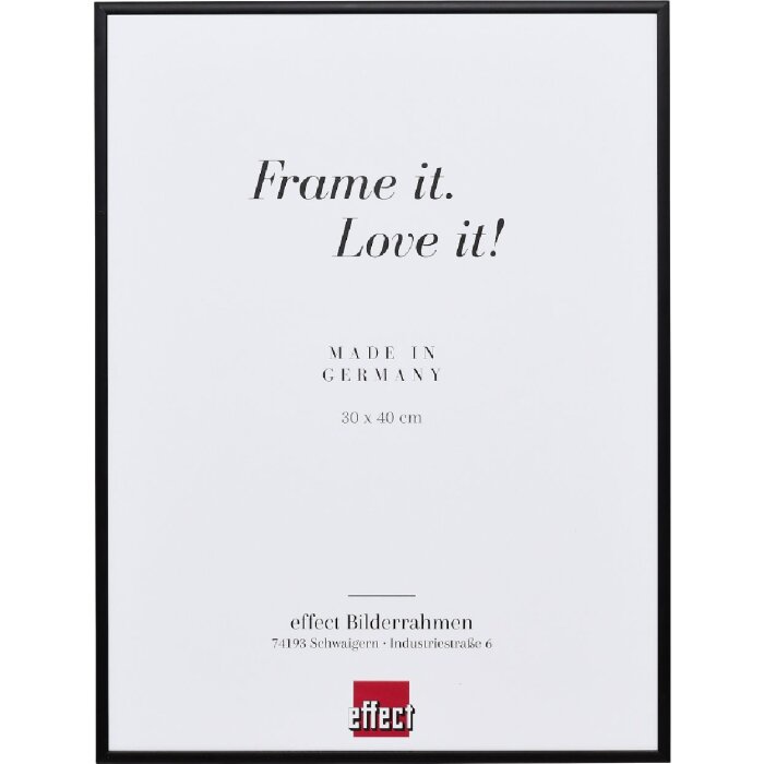 Cadre Photo Quadro Miroir Noir 70x100 cm - Effect