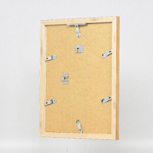 Miroir mural doré vieilli cadre bois profil 41 20x20 cm