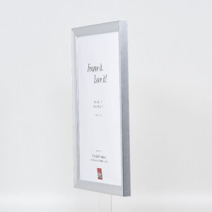 Miroir mural en bois profil 41, argent, 21x29,7 cm