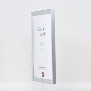 Miroir mural profil bois 41, finition croix brossée 42x59,4 cm