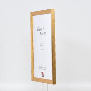 Miroir mural bois profil 41, finition or antique 70x100 cm