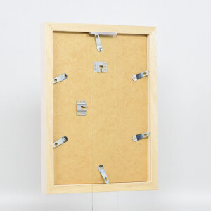 Miroir mural profil 52 blanc 9x13 cm - effet