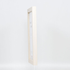 Miroir mural profil 52 blanc 9x13 cm - effet