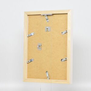 Miroir mural profil 52 blanc 10x15 cm – bois massif laqué