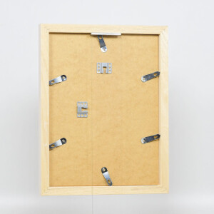 Miroir mural effet profil 52 blanc 18x24 cm