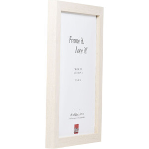 cadre photo Profil 52 blanc 21x29,7 cm en bois massif Goldbuch