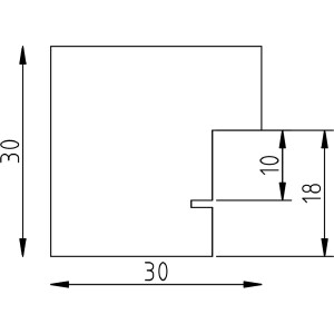 cadre photo Profil 52 blanc 21x29,7 cm en bois massif Goldbuch