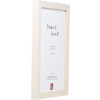 cadre photo Profil 52 blanc 21x29,7 cm en bois massif Goldbuch
