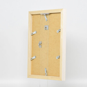 Miroir mural profil 52 blanc 40x60 cm - bois massif design moderne