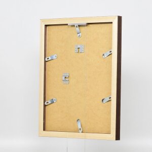 Miroir mural profil 52 wenge 50x60 cm - bois massif élégant