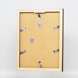 Miroir mural profil 52 wenge 50x60 cm - bois massif élégant