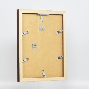 Miroir mural profil 52 wenge 50x60 cm - bois massif élégant