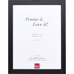 Miroir mural effet profil 55 noir 9x13 cm