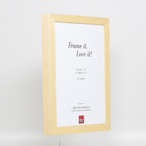 Miroir mural profil 55 nature 18x24 cm - bois brut personnalisable