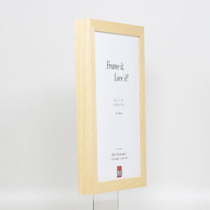 Miroir mural profil 55 nature 18x24 cm - bois brut personnalisable