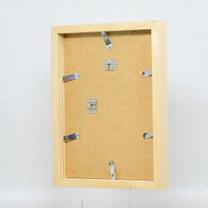 Miroir mural profil 55 naturel 20x28 cm - barre personnalisable