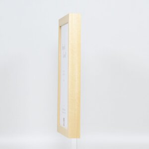 Miroir mural profil 55 naturel 20x28 cm - barre personnalisable