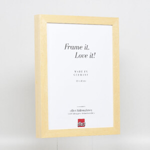 Miroir mural profil 55 naturel 20x28 cm - barre personnalisable