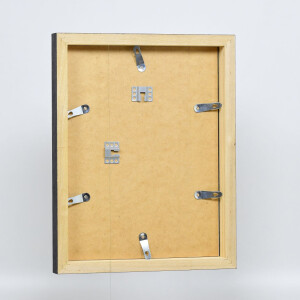 Miroir mural profilé Effect 55 noir 20x30 cm