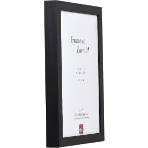 Miroir Murale Profil 55 Noir 21x29,7 cm