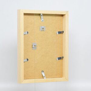 Miroir mural profil 55 naturel 24x30 cm – cadre bois personnalisable