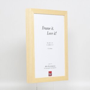 Miroir mural profil 55 naturel 24x30 cm – cadre bois personnalisable