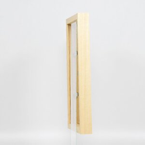 Miroir mural profil 55 naturel 24x30 cm – cadre bois personnalisable