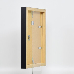 Miroir mural profilé 55 noir 30x40 cm - Effect