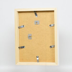 Cadre photo effet miroir Wandspiegel Profil 55 blanc 29,7x42 cm