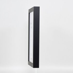 Miroir mural effet Profil 55 noir 40x50 cm