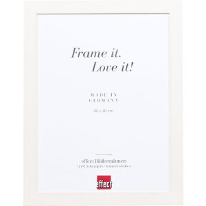 Miroir mural effect profil 55 blanc 40x50 cm