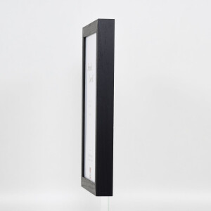 Cadre photo mur avec miroir profil 55 noir 42x59,4 cm