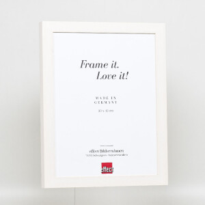 Miroir mural effet Profil 55 blanc 50x60 cm