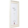 Cadre photo en bois baroque blanc 40x60 cm - Effect