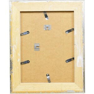 Miroir Baroque Profil 80 en bois 24x30 cm argent