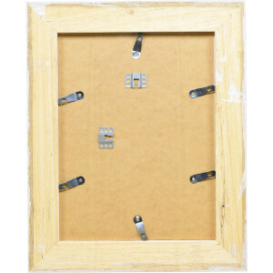 Miroir Baroque Profil 80 en bois massif 40x50 cm blanc