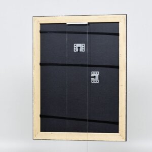 Effect miroir mural profilé bois 94 noir 42x59,4 cm miroir
