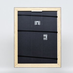 Effect miroir mural profilé bois 94 noir 42x59,4 cm miroir