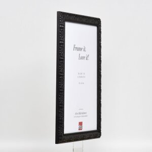 Effect miroir mural profilé bois 94 noir 42x59,4 cm miroir