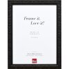 Effect miroir mural profilé bois 94 noir 42x59,4 cm miroir