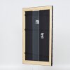 Effect miroir mural profilé bois 94 noir 42x59,4 cm miroir