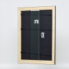 Effect miroir mural profilé bois 94 noir 42x59,4 cm miroir