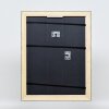 Effect miroir mural profilé bois 94 noir 42x59,4 cm miroir