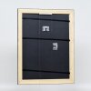Effect miroir mural profilé bois 94 noir 42x59,4 cm miroir